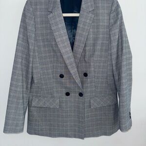 Women’s esprit Gray Plaid Blazer